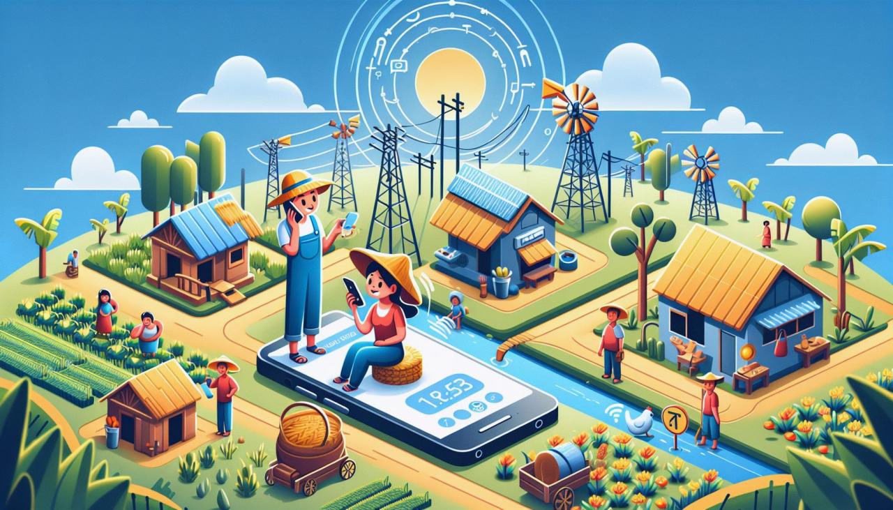 🌾 Связь без границ: мобильная связь в сельской местности: 📶 Изучаем проблему: почему мобильная связь в сельской местности остаётся сложной задачей